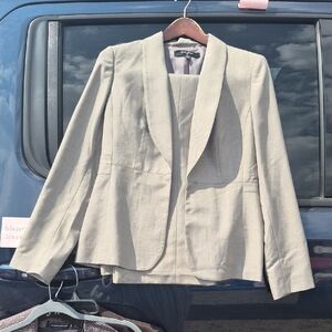 Nine West Light Beige Women's Suit Jacket